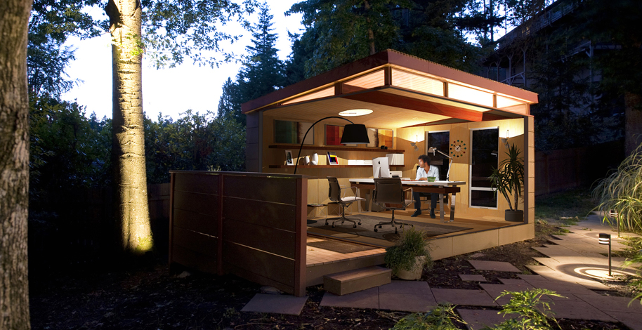 Modern Outdoors Office