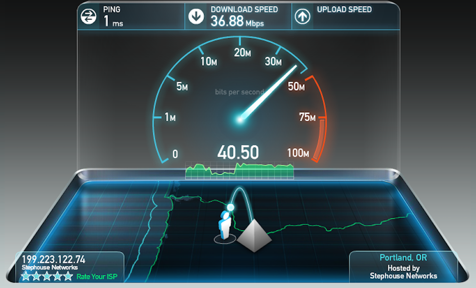 A brief explanation of download and upload speeds